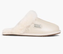 lipper au Narbenleder mit hearling-Futter