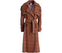 Doppelreihiger Mantel aus Tweed
