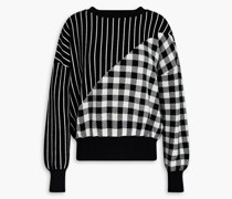 Pullover aus Jacquard-Strick aus einer Baumwollmischung