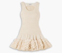 Abella Minikleid aus Taft mit Raffung und Rüschen