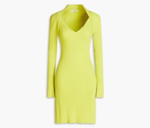 Nouvela mehrlagiges Minikleid aus Rippstrick S