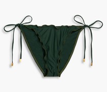Tief sitzendes Bikini-Höschen mit Rüschen