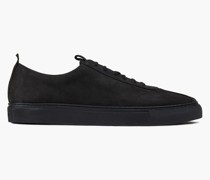Sneakers aus Nubukleder