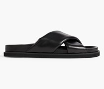 Gigi Sandalen aus wattiertem Leder