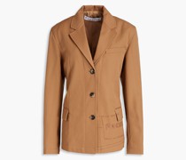 Blazer aus Woll-Twill mit Print