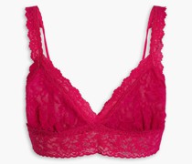 Bustier aus Stretch-Spitze mit Muschelsaum