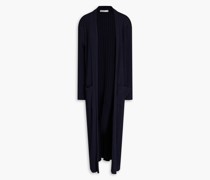 Gerippter Cardigan aus einer Biobauwollischung