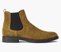 Chelsea-Boots aus Veloursleder