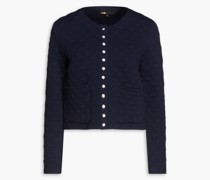 Jacke aus Webstoff mit Stickereien