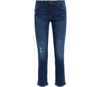Mara halbhohe Cropped Jeans mit geradem Bein inDistressed-Optik 24