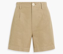 Boy Shorts aus Twill aus einer Baumwoll-Leinenmischung