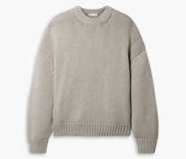 Pullover aus einer Baumwoll-Merinowollmischung