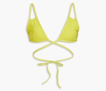 Wrapped Tie Triangel-Bikini-Oberteil