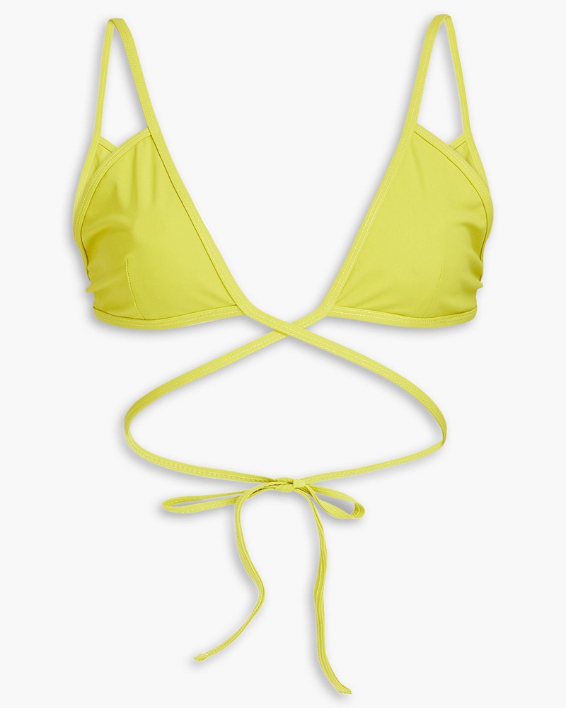 Christopher Esber Damen Wrapped Tie Triangel-Bikini-Oberteil Christopher Esber Damen Wrapped Tie Triangel-Bikini-Oberteil