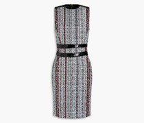 Kleid aus Metallic-Tweed