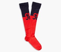 Socken aus Jacquard-Strick