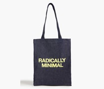 Tote Bag aus Denim mit Stickereien