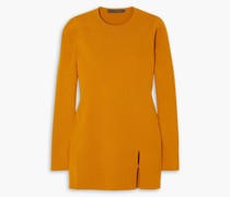 Minikleid aus Stretch-Strick mit Cut-outs