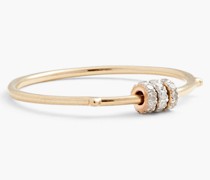Ring aus 14 KT. Gold mit Diamanten