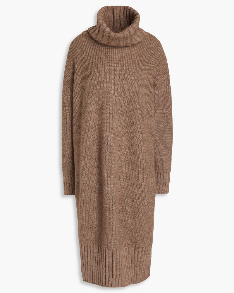 LVIR Damen Melierte Overized-Kleid au Ripptrick