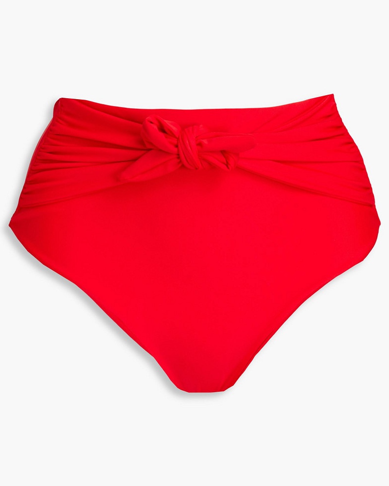 Rebecca Vallance Damen Lucia hoch sitzendes Bikini-Höschen mit Twist-Detail an der Vorderseite