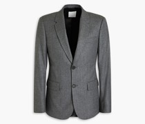Melierter Blazer aus Wolle