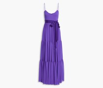 Gestuftes Maxikleid aus Chiffon