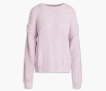 Mehrlagiger Pullover aus einer Baumwoll-Kaschmirmischung M