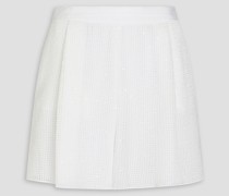 Shorts aus einer Baumwollmischung mit Pailletten