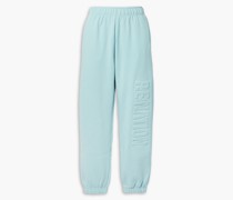 Fadeaway geprägte Track Pants aus Jersey aus einer Biobaumwollmischung