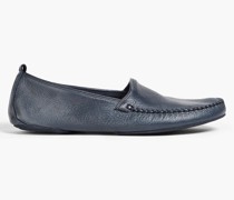 Venus Loafers aus Narbenleder