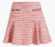 Jenetia Minirock aus Tweed aus einer Baumwollmischung mit Metallic-Effekt