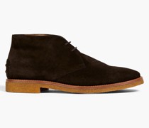 Chukka-Stiefel aus Veloursleder