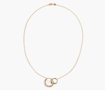 24 KT. vergoldete Kette mit Kristallen