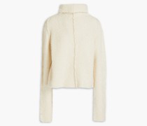 Rollkragenpullover aus Bouclé-Strick