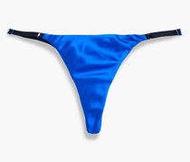 String aus Satin aus Stretch-Seide