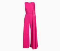 Drapierter Jumpsuit aus Crêpe
