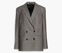Blazer aus einer Wollmischung mit Glencheck-Muster