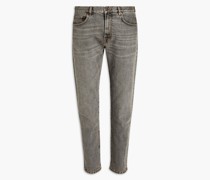 Karottenjeans aus Denim mit Sitzfalten 28W-34L