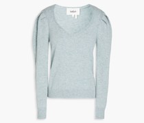 Melierter Pullover aus einer Woll-Yakwollmischung 0