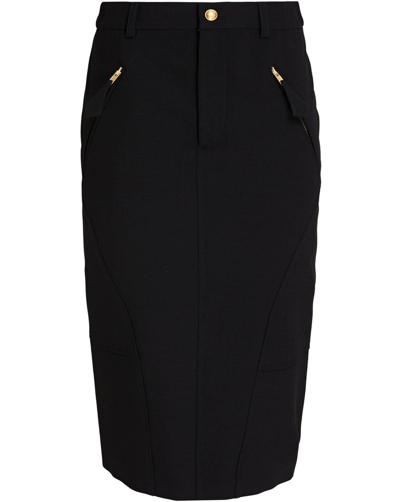 Moschino Damen Bleistiftrock aus Twill