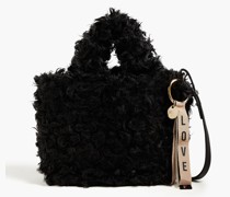 Tote Bag aus Shearling-Imitat