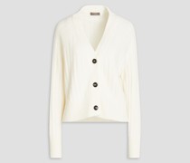 Gerippter Cardigan aus Kaschmir M