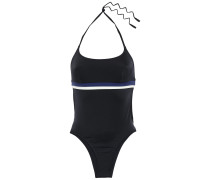 The Marina open-back halterneck swimsuit