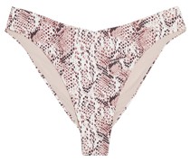 The Alina halbhohes Bikini-Höschen mit Schlangenprint S