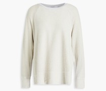 Sweatshirt aus Fleece aus einer Supima®-Baumwoll-Modalmischung