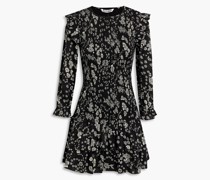 arisol gerafftes inikleid aus Voile it florale Print