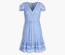 Minikleid aus Guipure-Spitze