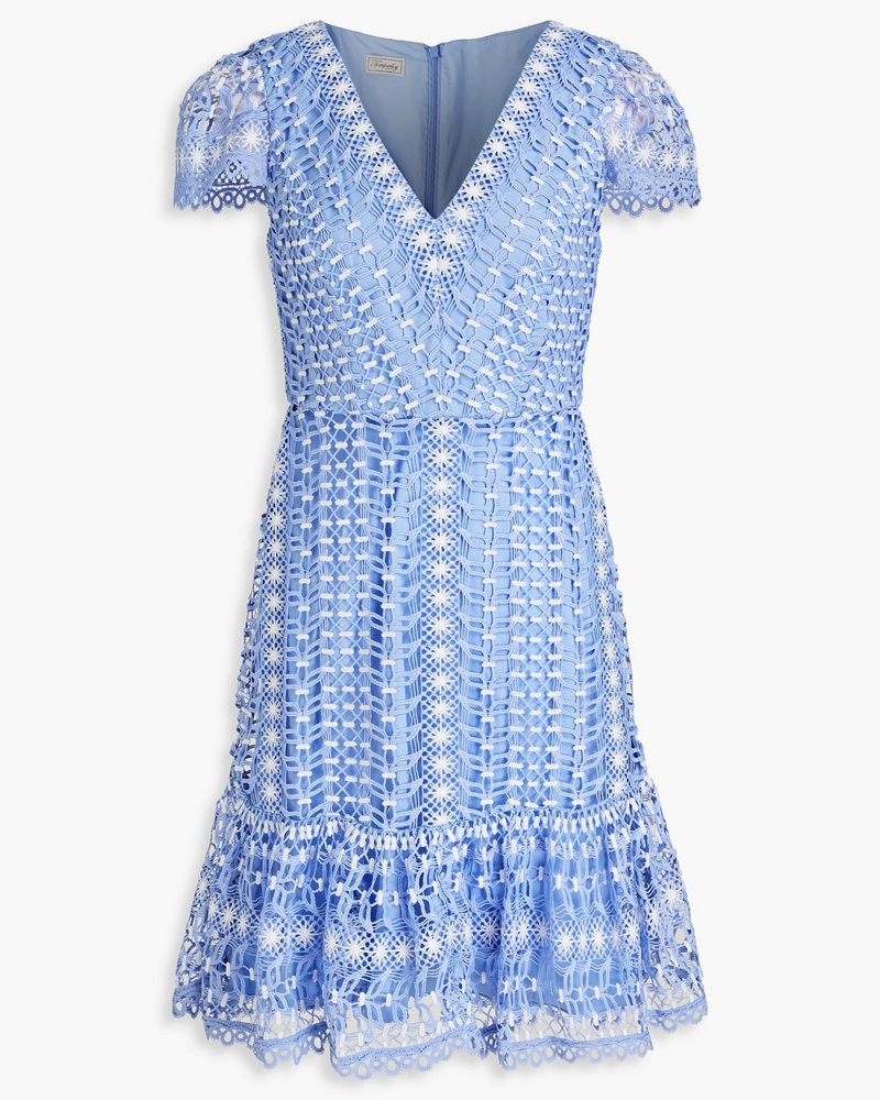 Temperley London Damen Minikleid aus Guipure-Spitze