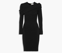 MyBody Kleid aus Rippstrick mit Drapierung
